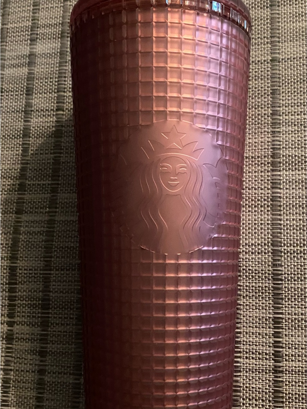 Starbucks Matte Rose Gold Textured Tumbler